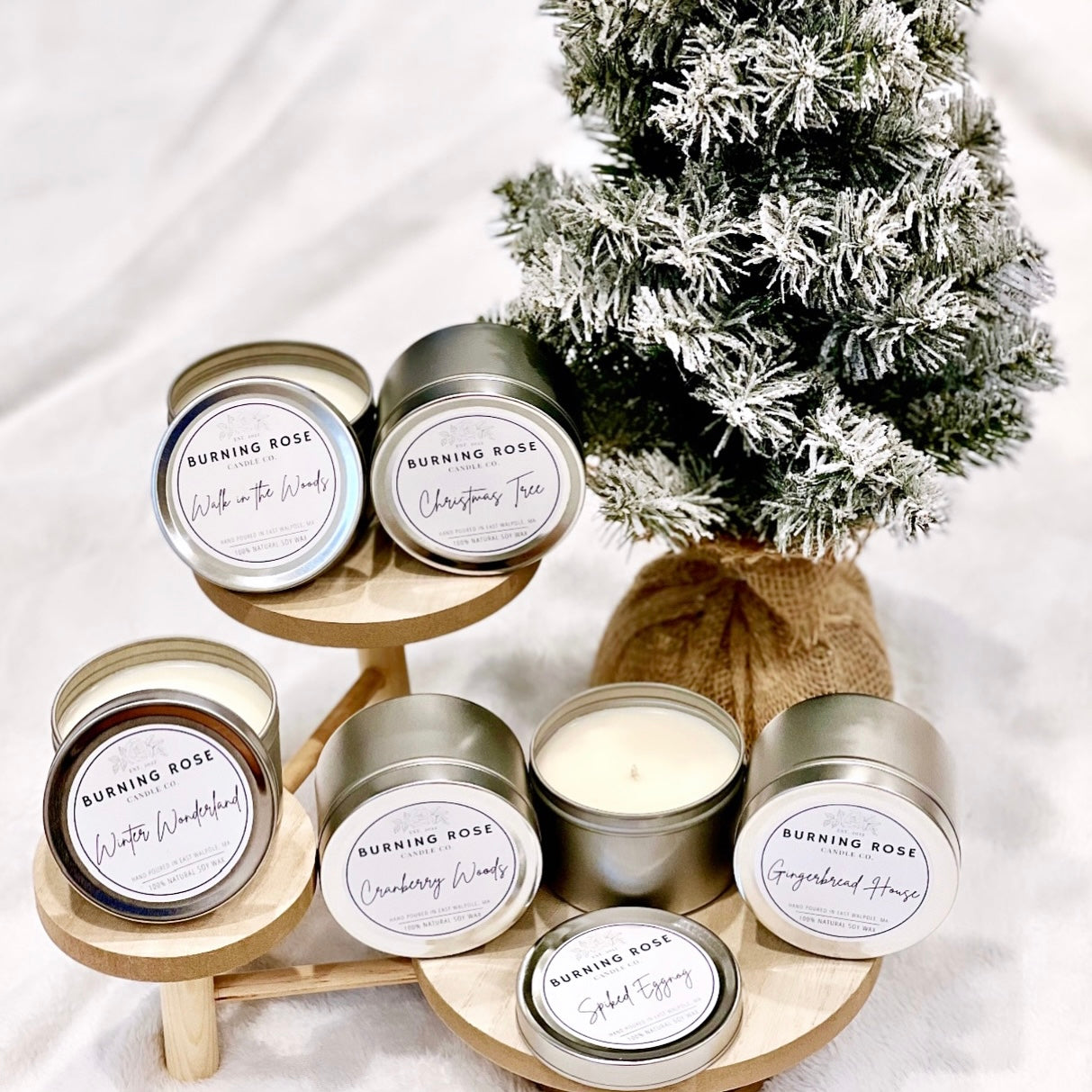 Winter Holiday Candles