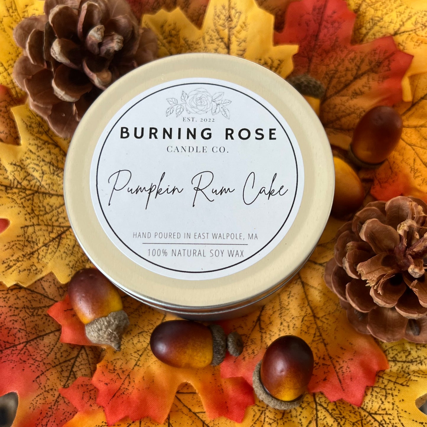 Pumpkin Rum Cake Candle